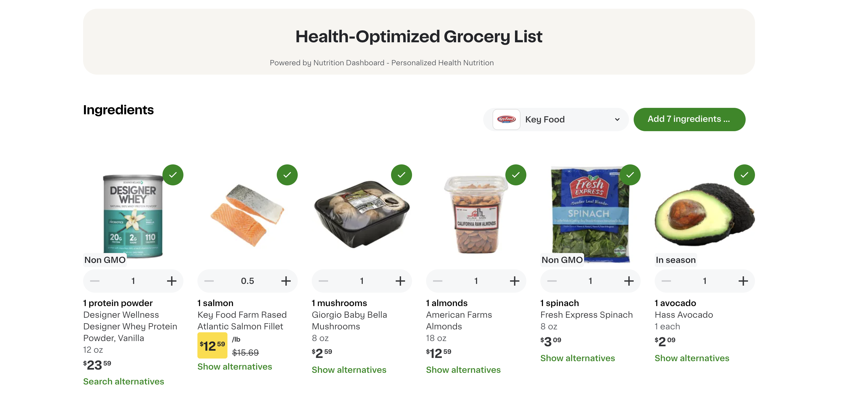 Instacart Integration